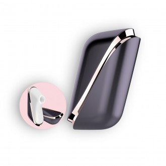 STIMOLATORE CLITORIDE PRO TRAVELER CON VIBRAZIONE E CARICATORE USB SATISFYER