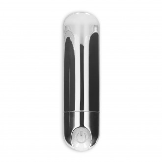 BE GOOD TONIGHT RECHARGEABLE VIBRATING BULLET SILVER