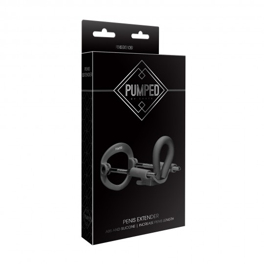EXTENSOR DE PENE POR TRACCIÓN PENIS EXTENDER PUMPED NEGRO