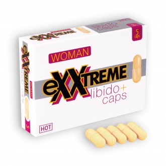 EXXTREME LIBIDO STIMOLANTE CAPSULE + TAPPI PER LE DONNE 5 CAPSULE