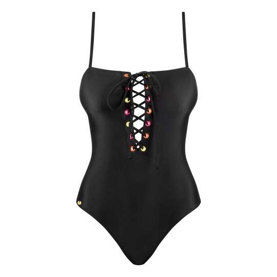 OBSESSIVE BEVERELLE SWIMSUIT BLACK