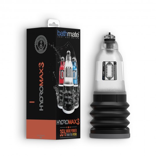 POMPA PER PENE TRASPARENTE BATHMATE HYDROMAX 3