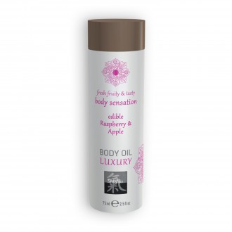 ACEITE DE MASAJE BESABLE LUXURY BODY OIL DE FRAMBUESA Y MANZANA SHIATSU 75ML