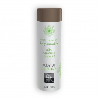 ACEITE DE MASAJE BESABLE LUXURY BODY OIL DE COCO Y PIÑA SHIATSU 75ML