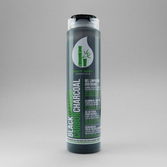 GEL DE LIMPEZA COM CARVÃO DE BLACK BAMBOO BEAUTY PURIFY ESSENTIALS 200ML