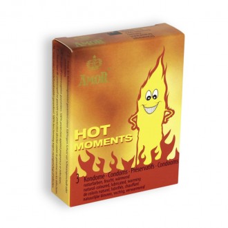 HOT MOMENTS CONDOMS 3 UNITS