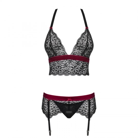 ROSSITA OSSESSIVO NERO SET