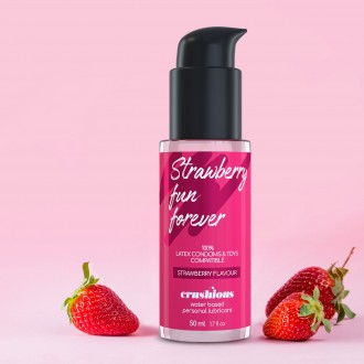 LUBRICANTE CON SABOR A FRESA 50 ML CRUSHIOUS