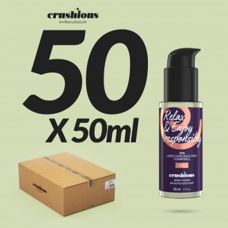 PACK DE 50 LUBRIFIANT ANAL CRUSHIOUS 50 ML