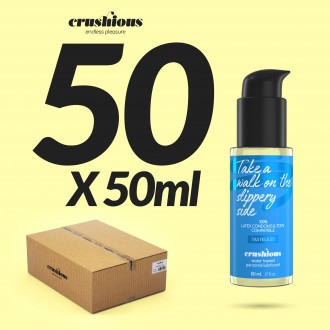 PACK OF 50 WATERBASED CRUSHIOUS LUBRICANTS 50 ML