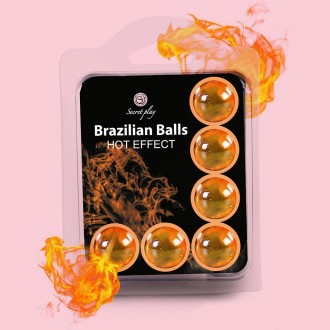 BRAZILIAN LUBRICANT BALLS WARM EFFECT 6 x 4GR