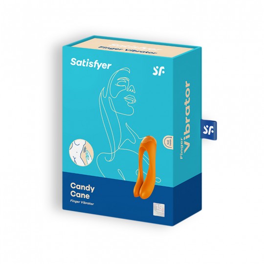 VIBRATORE CANDY CANE SATISFYER ARANCIONE