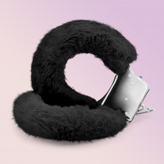 ALGEMAS DE PELUCHE LOVE CUFFS CRUSHIOUS PRETAS