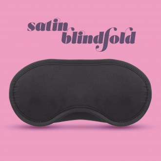 SATIN BLINDFOLD CRUSHIOUS BLACK