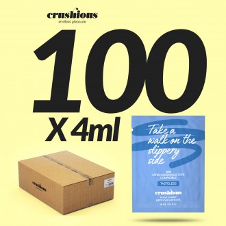 PACK DE 100 SACHET DE LUBRIFIANT À BASE D’EAU 4ML CRUSHIOUS