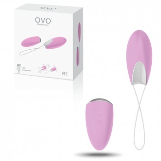 EXCLUSIVE OVO PACK R1 RECHARGEABLE VIBRATING EGG PINK WITH FREE TESTER AND CRUSHIOUS WATERBASED LUBRICANT 250ML