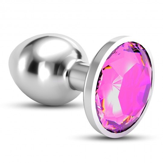 PLUG ANALE GIOIELLO BIJOU ROSA MEDIO SCHIACCIAMENTO
