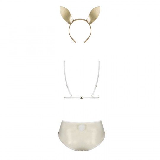 COSTUME CONIGLIO NEO GOLDES OVERSIZE REGINA OBSESSIVE GIALLO