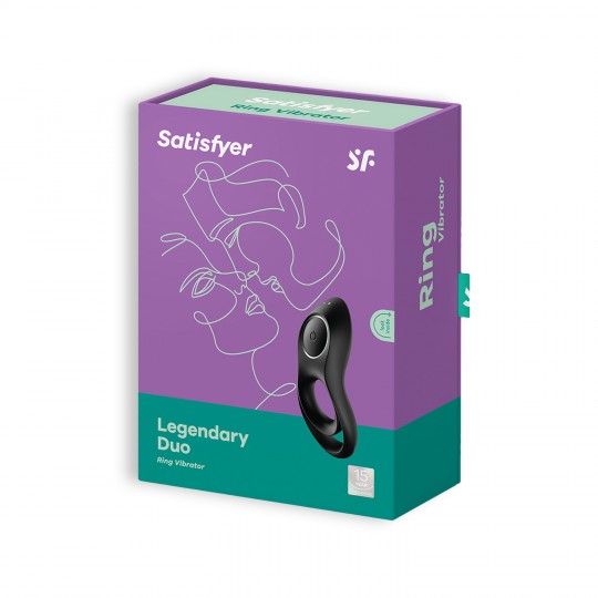 LEGGENDARIO DUO SATISFYER ANELLO VIBRANTE NERO