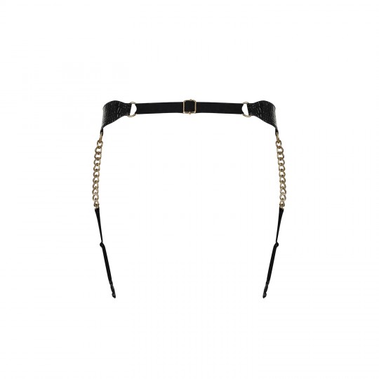 QUEEN SIZE OBSESSIVE A767 GARTER BELT BLACK