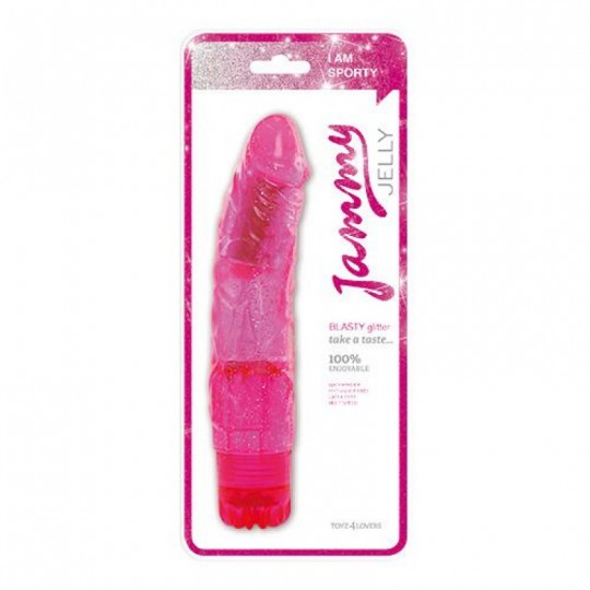 JAMMY GELATINA BLASTY GLITTER DILDO
