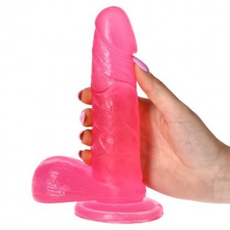 REAL RAPTURE EARTH FLAVOUR DILDO 6.5'' PINK