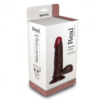 REAL RAPTURE EARTH FLAVOUR REALISTIC DILDO 6.5'' BLACK
