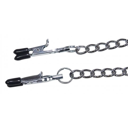 CORRENTE COM PINÇAS PARA OS MAMILOS E CLITÓRIS SEXTREME