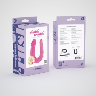 PACK DE 24 DOUBLE DONG DOUBLE TROUBLE CRUSHIOUS ROSE