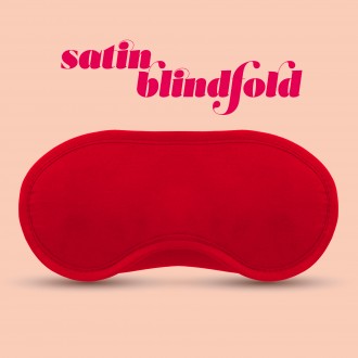 PACK OF 30 SATIN BLINDFOLD CRUSHIOUS RED