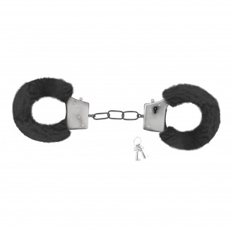 CRUSHIOUS DÉSIR NOIR  HANDCUFFS SET + SATIN BLINDFOLD AND WARMING EFFECT LUBRICANT CRUSHIOUS