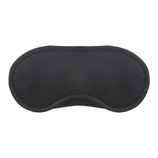DÉSIR NOIR CONJUNTO DE ESPOSAS + ANTIFAZ SATINADO Y LUBRICANTE CON EFECTO CALOR CRUSHUIOUS