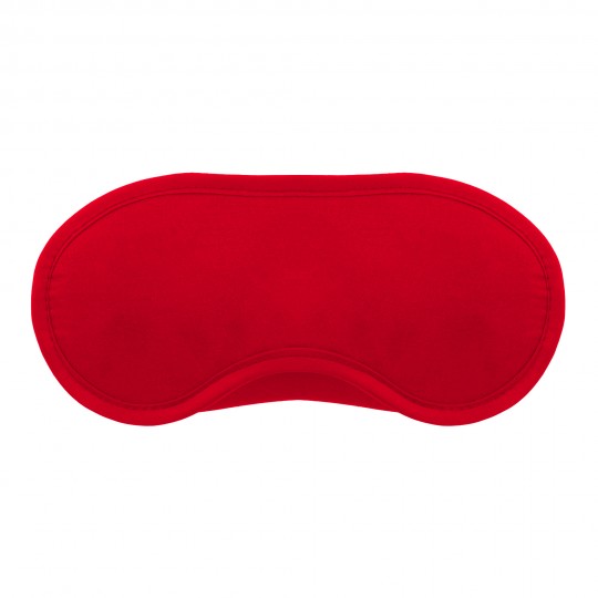 ME LO COMO ENSEMBLE DE MENOTTES EN VELCRO + MASQUE DE NUIT EN SATIN ET LUBRIFIANT BAISABLE À LA FRAISE CRUSHIOUS