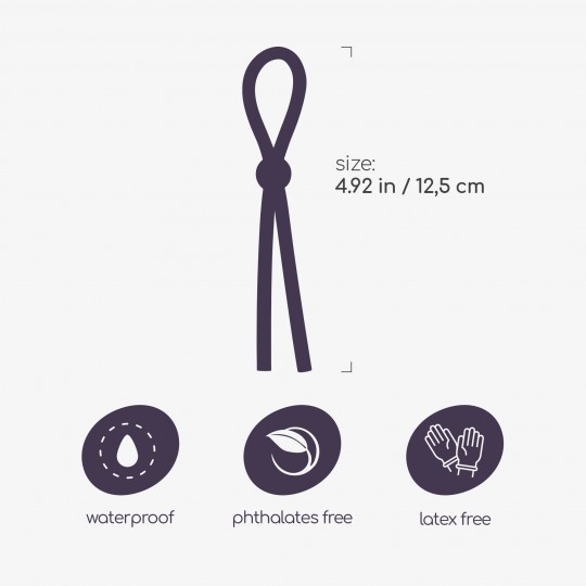 ANELLO REGOLABILE DEL PENE DEL SILICONE BILLY L&#039;ANELLO CRUSHIOUS