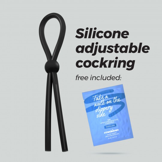 ANELLO REGOLABILE DEL PENE DEL SILICONE BILLY L&#039;ANELLO CRUSHIOUS