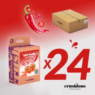 PACK DE 24 BOLINHAS EXPLOSIVAS COM EFEITO CALOR LUB BALLS CRUSHIOUS