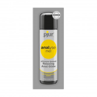 LUBRICANTE DE BASE SILICONA PJUR ANALYSE ME! RELAXING ANAL GLIDE 1.5ML