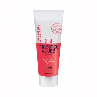 HOT™ 2IN1 MASSAGE GEL AND LUBRICANT 200ML