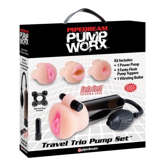 KIT TRAVEL TRIO PUMP SET PUMP WORX