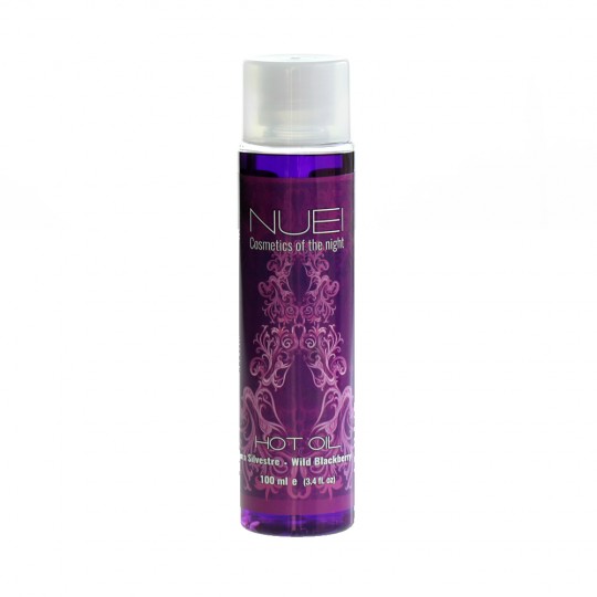 OLIO DA MASSAGIO CON EFFETO CALORE MORA SELVATICA HOT OIL NUEI 100ML