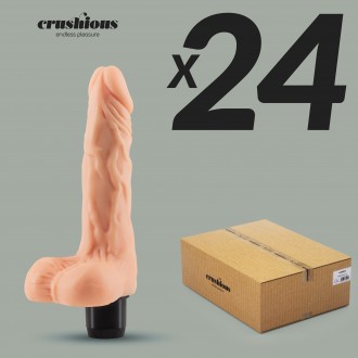 PACK DE 24 VIBRADOR REALÍSTICO TORMENTOR CRUSHIOUS