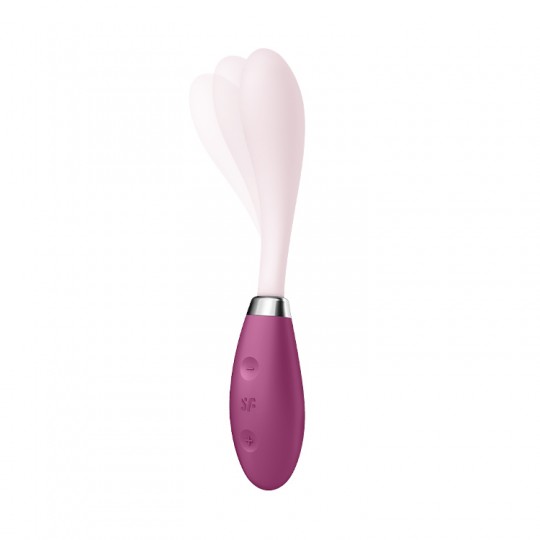 VIBRATORE G-SPOT FLEX 3 SATISFYER ROSSO