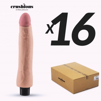 PACK OF 16 CRUSHIOUS CASANOVA REALISTIC VIBRATOR