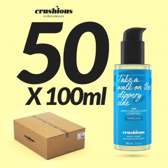 PACK DE 50 LUBRIFIANT À BASE D’EAU 100 ML CRUSHIOUS