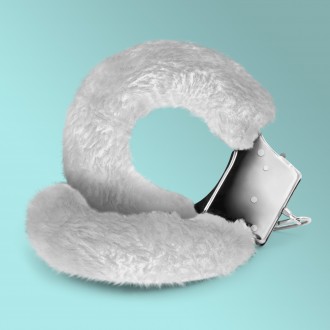 ALGEMAS DE PELUCHE LOVE CUFFS CRUSHIOUS BRANCAS