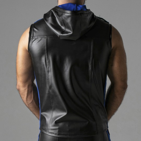 GILET MASSIVE RUDE HOODY BLEU LOCKER GEAR