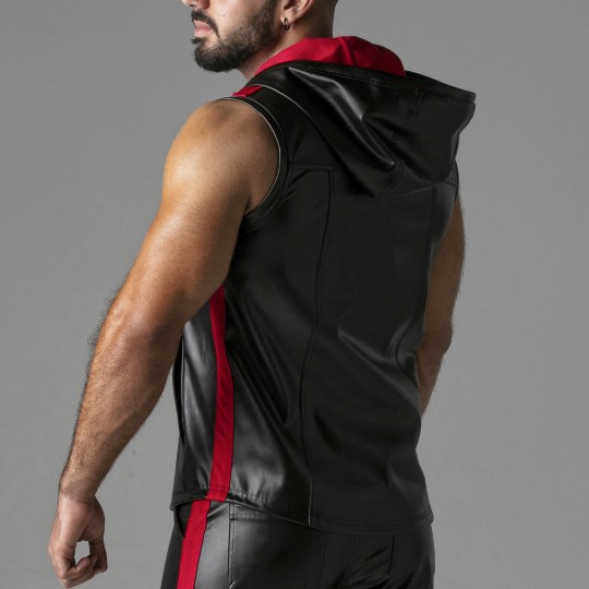 GILET MASSIVE RUDE HOODY ROUGE LOCKER GEAR