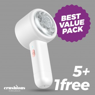 5 + 1 FREE CRUSHIOUS MAGNETUS RECHARGEABLE MASTURBATOR