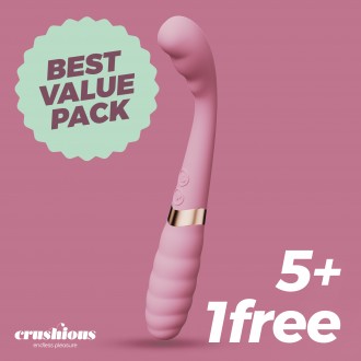 5 + 1 GRATUITO PIXIE VIBRATORE DOPPIO CRUSHIOUS