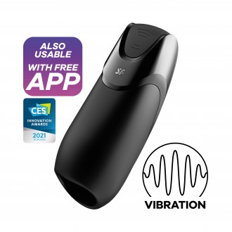 MASTURBADOR MEN VIBRATION + CON CONNECT APP SATISFYER